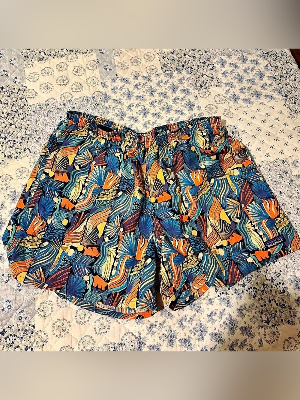 Patagonia Multicolor Floral Wave Swim Trunks